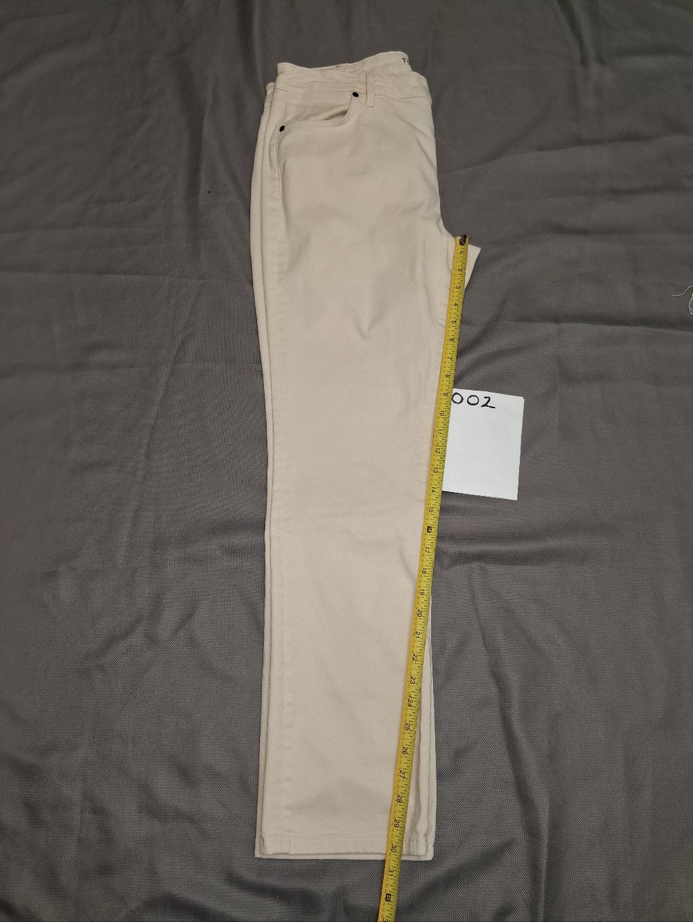 Tecovas Cream Straight-Leg Jeans Size 31 - Picture 16 of 16